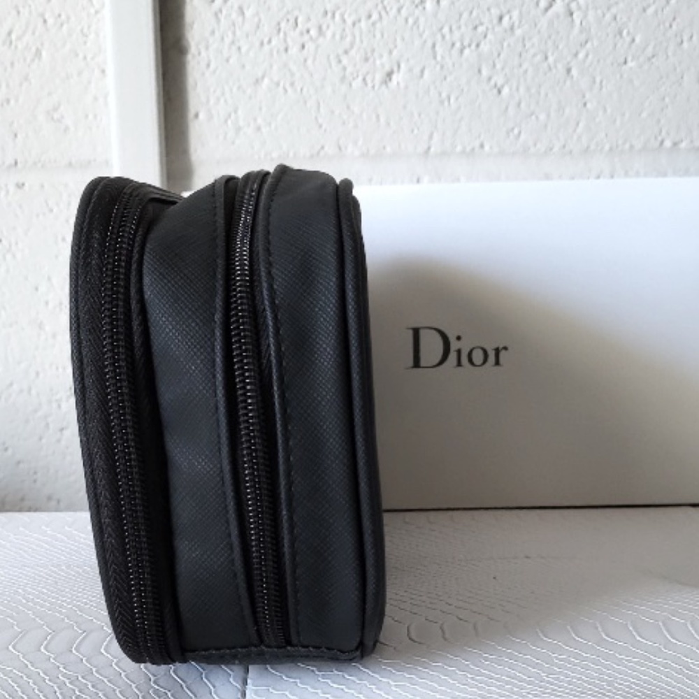 Dior Backstage Black Make-up  Zipper Pouch - Picture 4 of 14